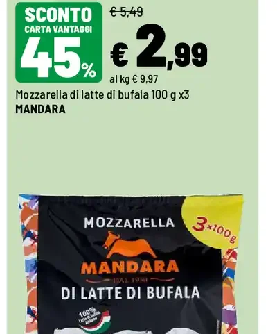 Mozzarella di latte di bufala
