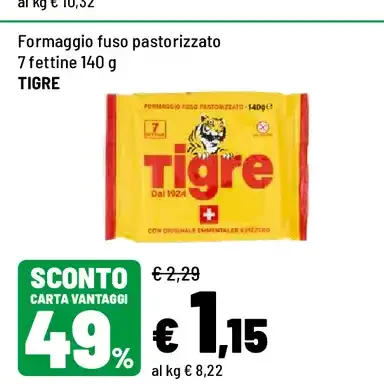 Formaggio fuso Tigre