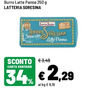 Burro Latte Panna