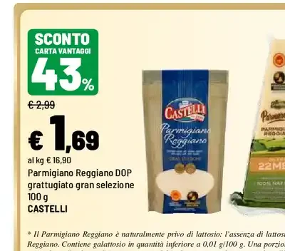 Parmigiano Reggiano DOP grattugiato