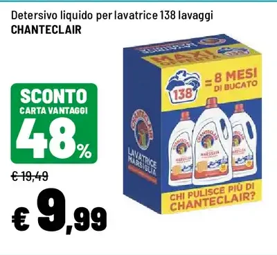 Detersivo lavatrice Chanteclair
