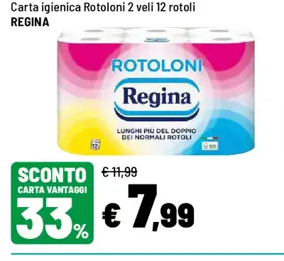 Carta igienica Regina