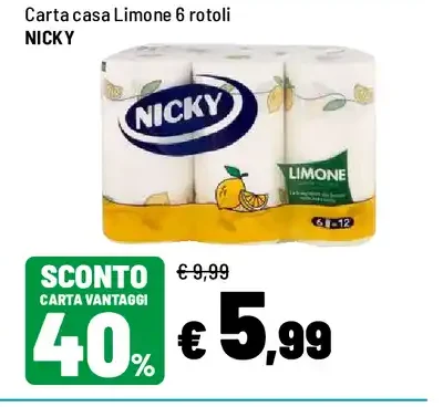 Carta casa Nicky