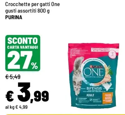 Crocchette per gatti Purina One
