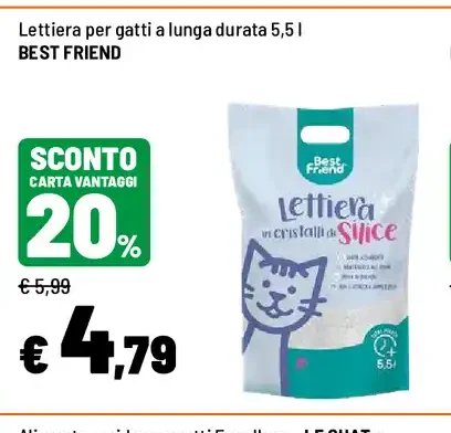 Lettiera per gatti a lunga durata