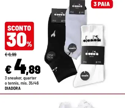 Calze sneaker, quarter o tennis
