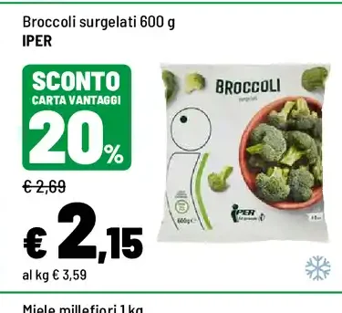 Broccoli surgelati