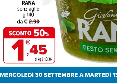 Pesto fresco