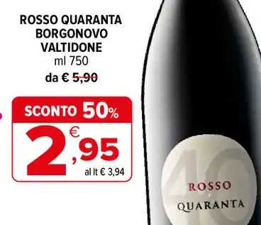 Rosso Quaranta Borgonovo Valtidone