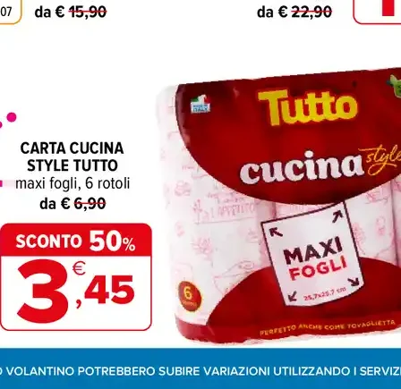 Carta cucina Style Tutto