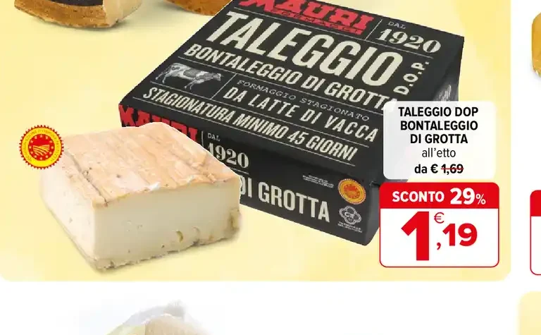 Taleggio DOP Bontaleggio di Grotta