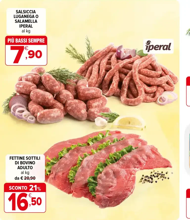Salsiccia Luganega o Salamella Iperal
