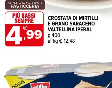 Crostatа di Mirtilli e Grano Saraceno Valtellina Iperal
