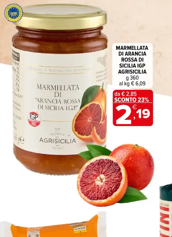 Marmellata di arancia rossa di Sicilia IGP Agrisicilia