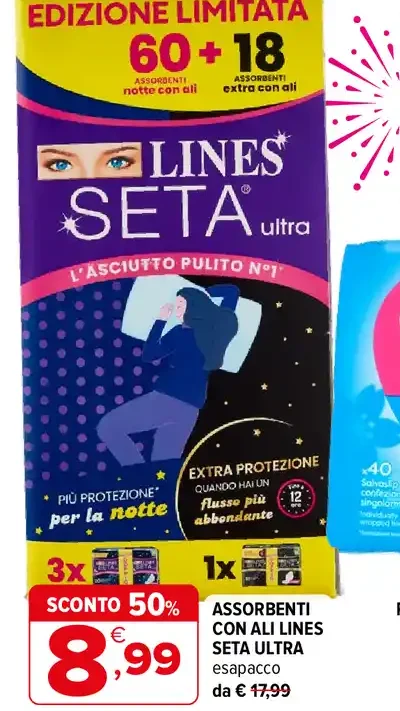 Assorbenti Lines Seta Ultra
