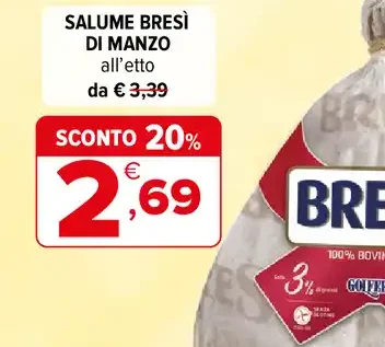 Salume Bresi di manzo