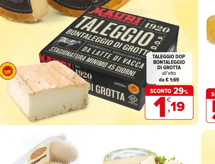 Taleggio DOP Bontaleggio di Grotta
