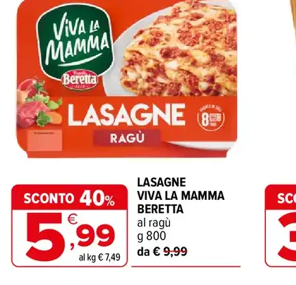 Lasagne Viva La Mamma Beretta