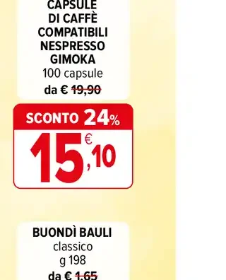 Capsule di Caffè Compatibili Nespresso Gimoka