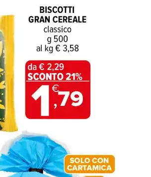 Biscotti Gran Cereale Classico