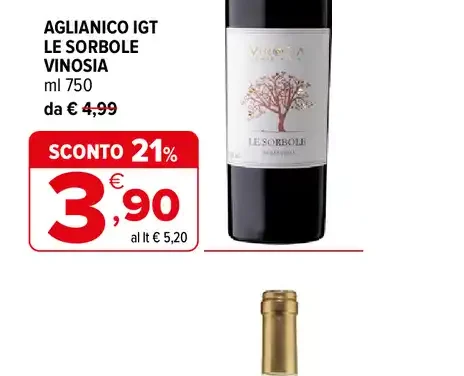 Aglianico IGT Le Sorbole Vinosia