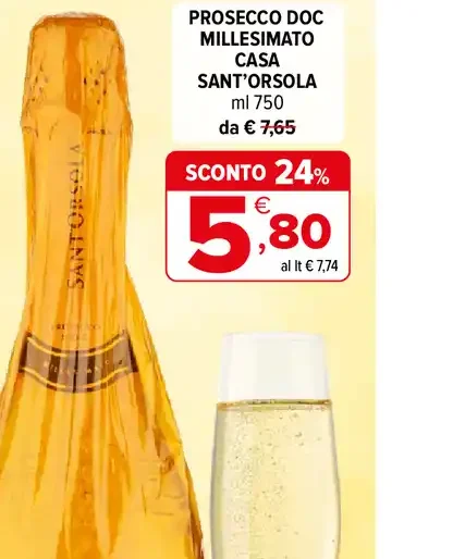 Prosecco DOC millesimato Casa Sant’Orsola