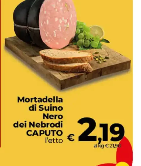 Mortadella di suino nero dei Nebrodi