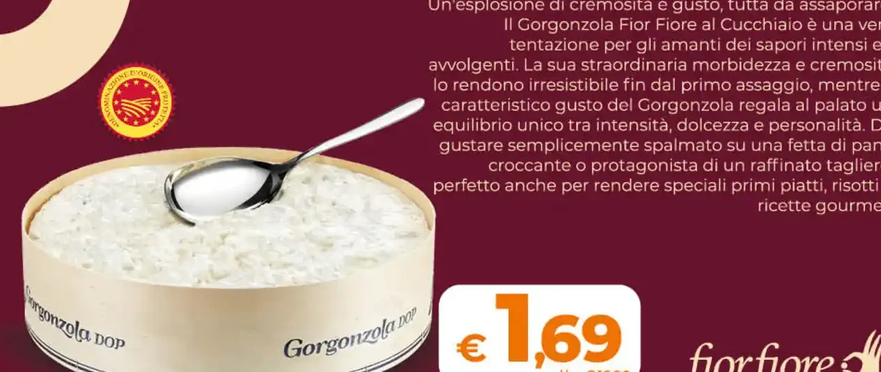 Gorgonzola DOP Fior Fiore al cucchiaio