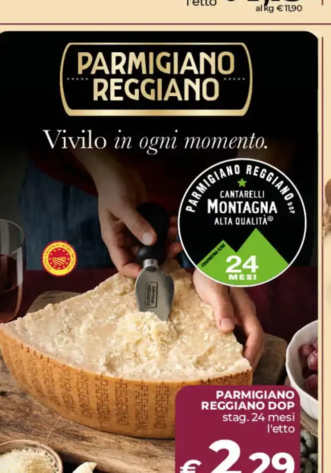 Parmigiano Reggiano DOP stagionato 24 mesi