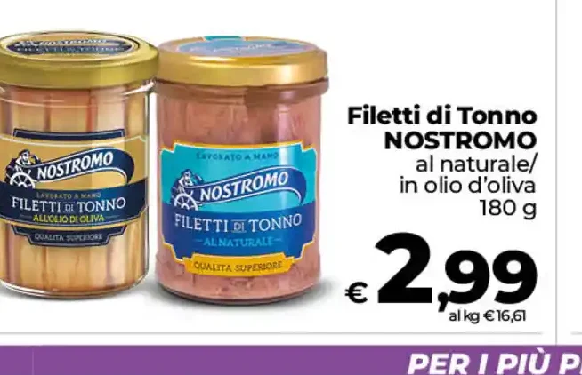 Filetti di tonno Nostromo