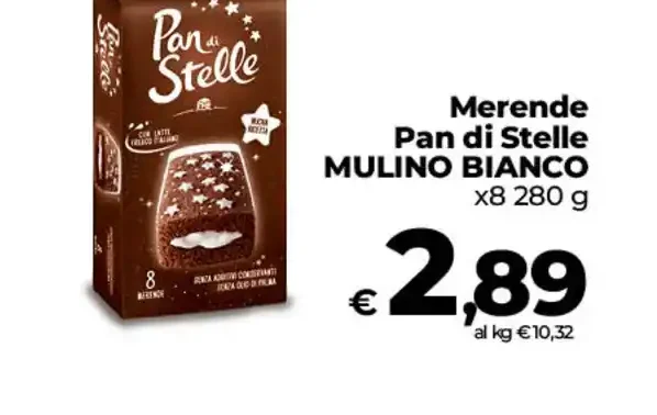 Merende Pan di Stelle Mulino Bianco