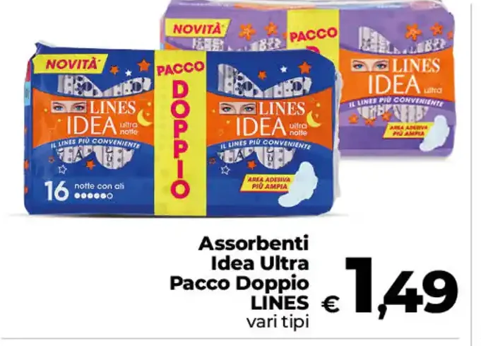 Assorbenti Lines Idea Ultra