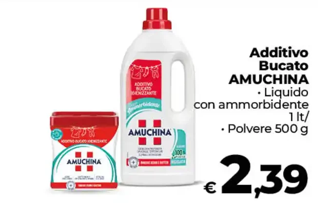 Additivo bucato Amuchina