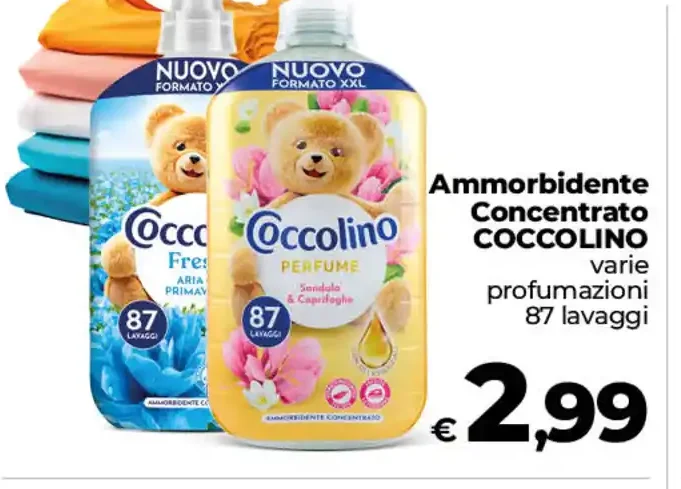 Ammorbidente concentrato Coccolino