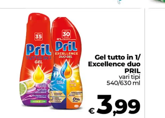 Gel lavastoviglie