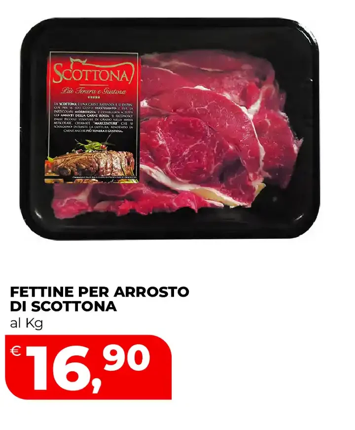 Fettine per arrosto di Scottona