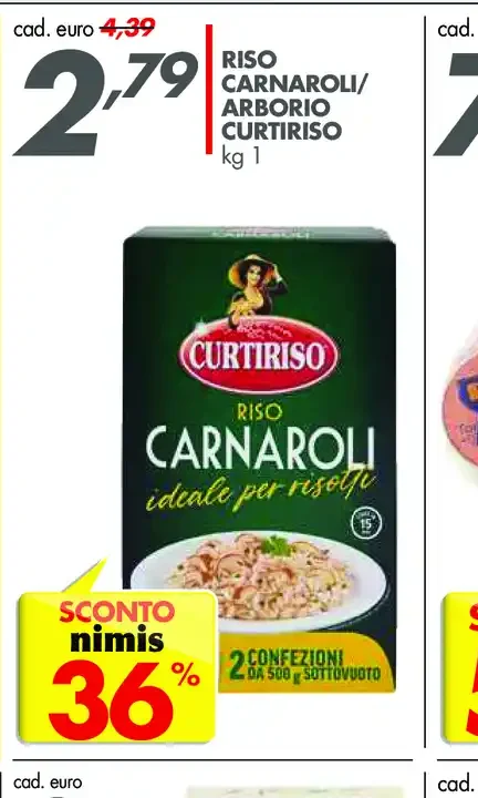 Riso Carnaroli Arborio Curtiriso