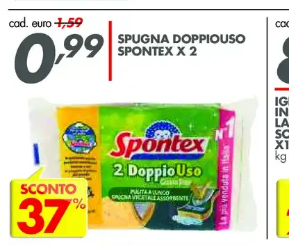 Spugna doppiouso Spontex