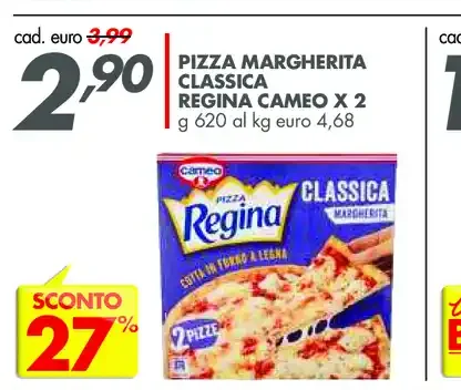 Pizza Margherita Classica Regina Cameo