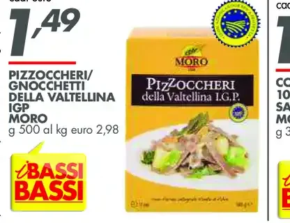 Pizzoccheri/Gnocchetti della Valtellina IGP Moro