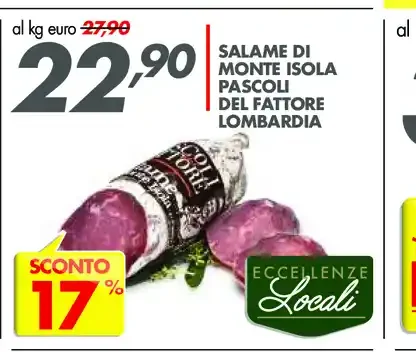 Salame di Monte Isola Pascoli del Fattore Lombardia
