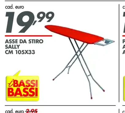Asse da stiro Sally CM 105x33