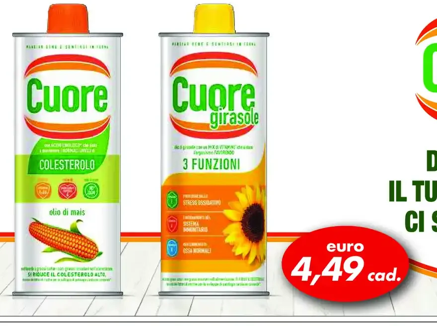 Olio di mais Cuore