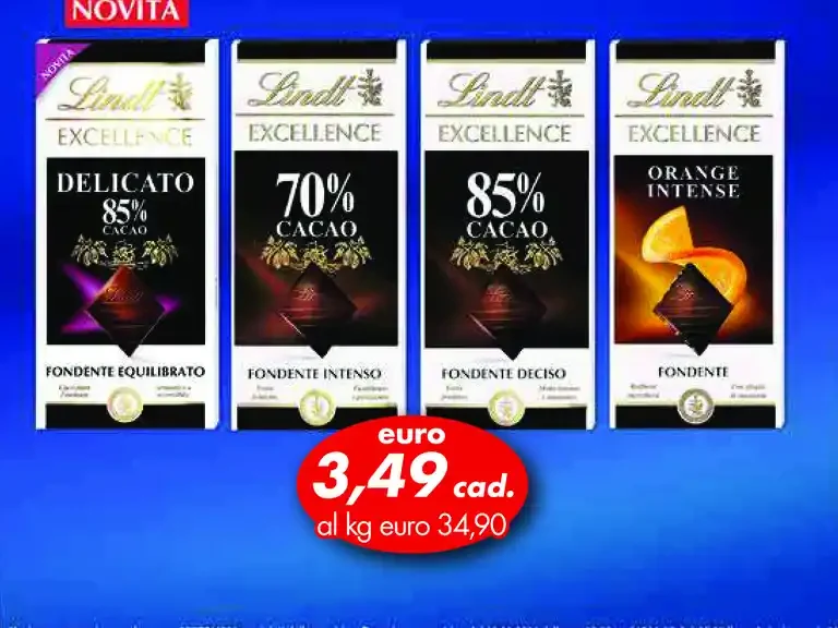 Tavolette di cioccolato Excellence assortite