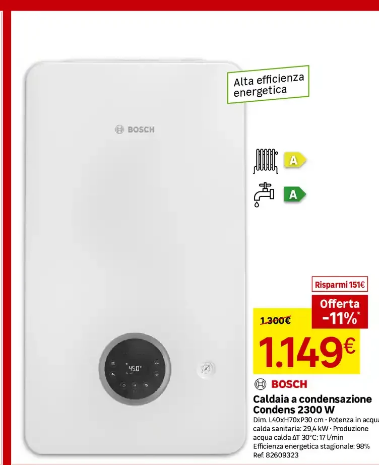 Caldaia a condensazione Condens 2300 W