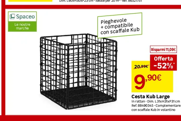 Cesta Kub Large
