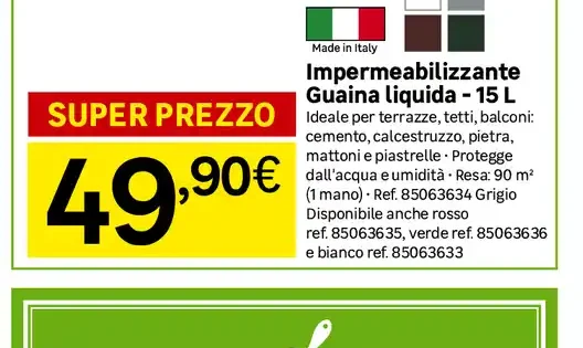 Impermeabilizzante Guaina