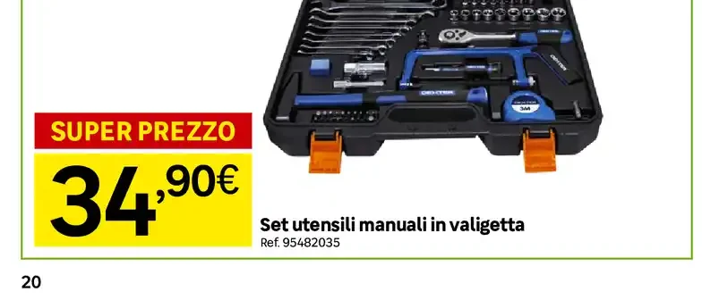 Set utensili manuali in valigetta