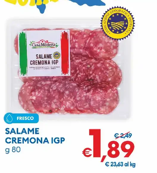 Salame Cremona IGP