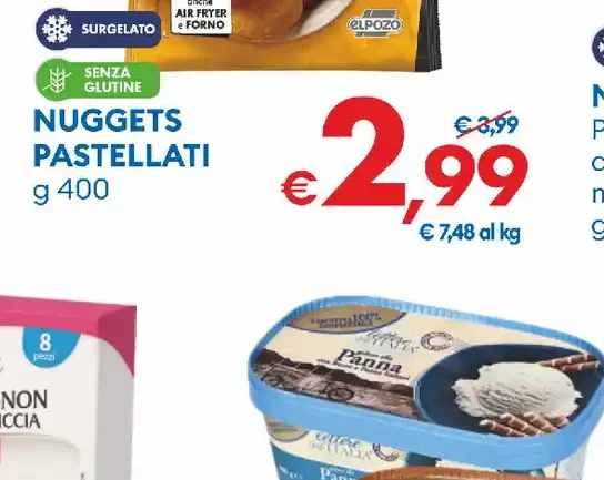 Nuggets pastellati
